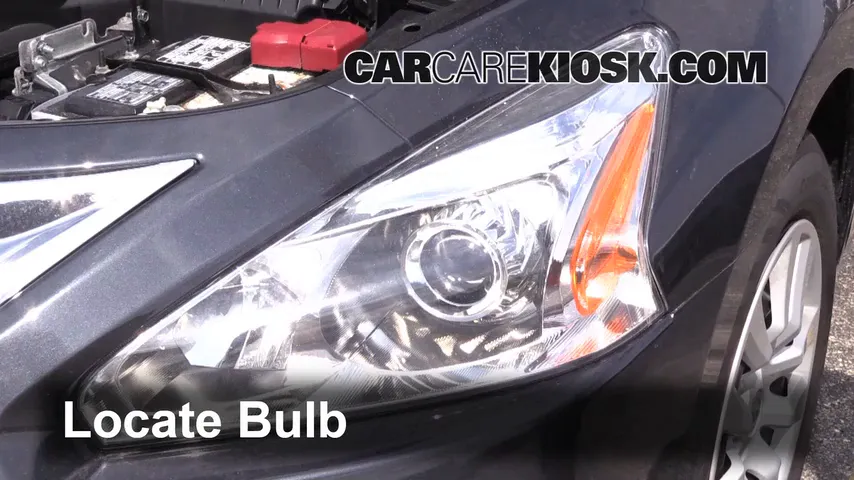 2014 Nissan Altima S 2.5L 4 Cyl. Luces Luz de marcha diurna (reemplazar foco)